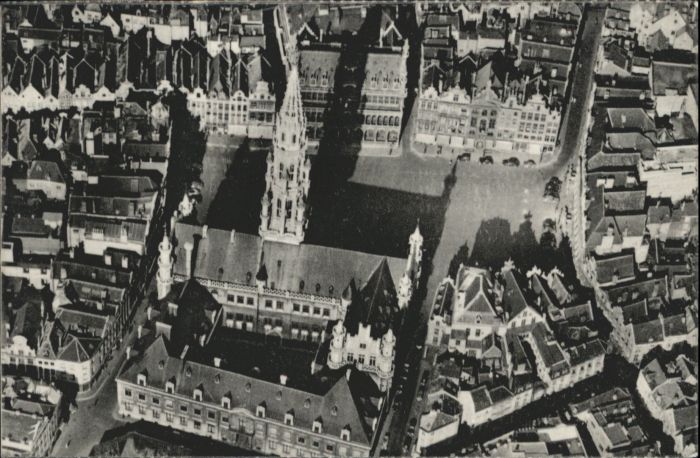 Bruxelles Bruessel Brussel Fliegeraufnahme Grand Place Grote Markt