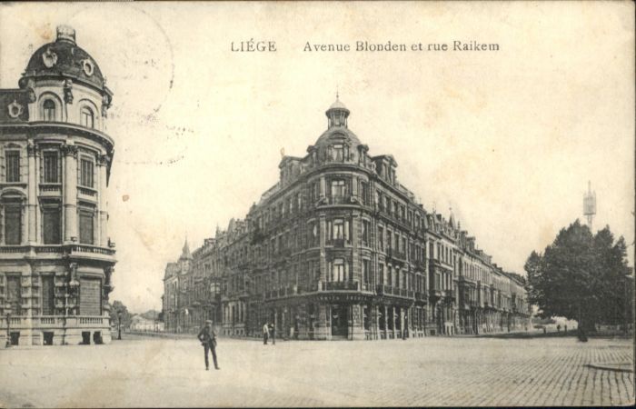 Liege Luettich Liege Avenue Blonden Rue Raikem