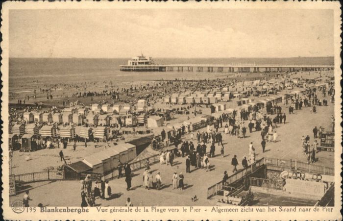 Blankenberghe Plage Pier