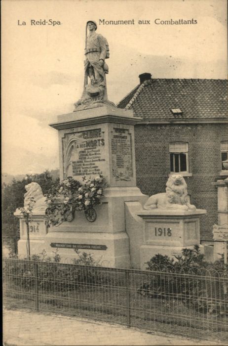 La Reid Monument Combattants