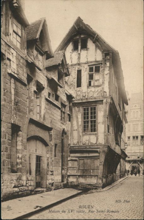 Rouen Maison Rue Saint-Romain