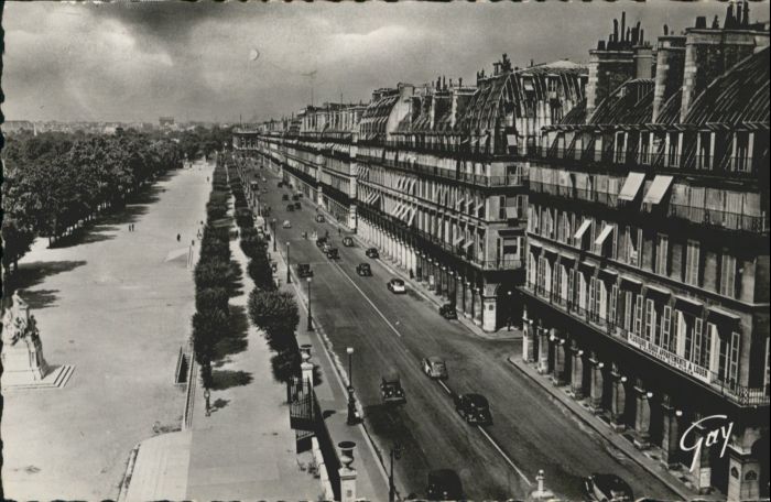 Paris Merveilles Rue Rivoli Jardin Tuileries