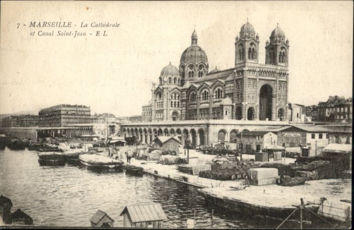 Marseille Bouches-du-Rhone Marseille Cathedrale Canal Saint-Jean