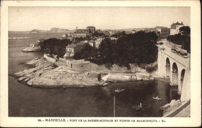 Marseille Bouches-du-Rhone Marseille Pont Fausse-Monnaie Pointe Ma