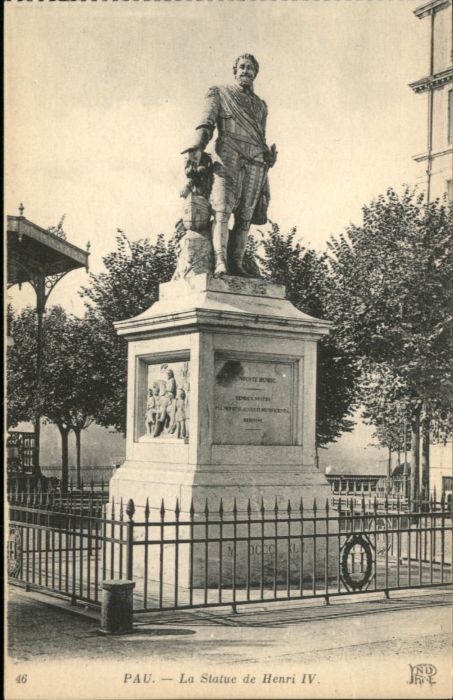 Pau 64 Pau Statue Henri IV