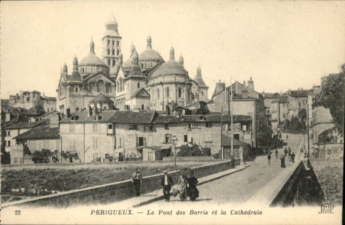 Perigueux Pont Barris Cathedrale