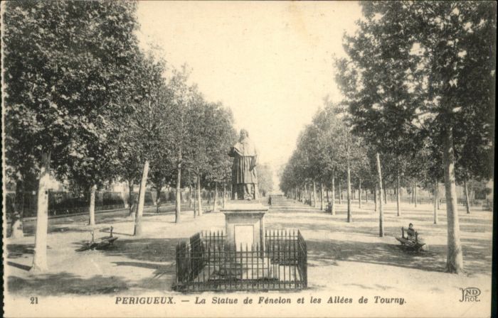 Perigueux Statue Fenelon Allee Tourny