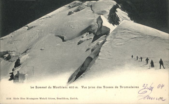 Montblanc Sommet Bosses Dromadaires