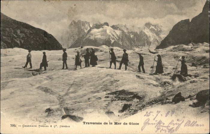 Chamonix Chamonix-Mont-Blanc Mer Glace Treversee