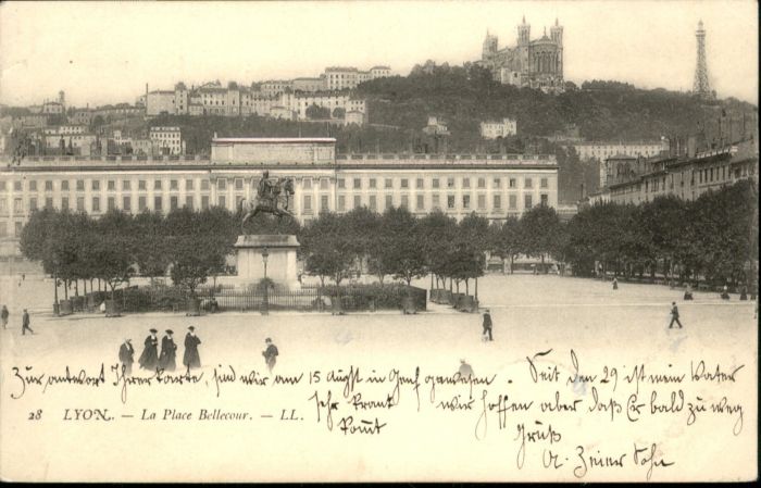 Lyon France Lyon Place Bellecour