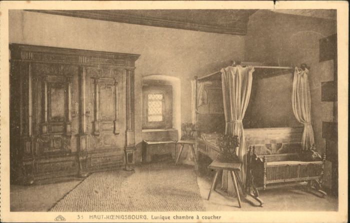 Haut-Koenigsbourg Hohkoenigsburg Haut-Koenigsbourg Chambre Coucher