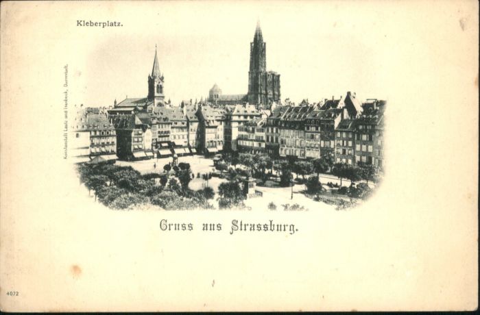 Strasbourg Alsace Strassburg  Kleberplatz