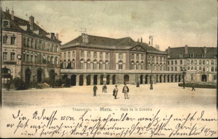 Metz  57 Moselle Metz Theaterplatz Place Comedie