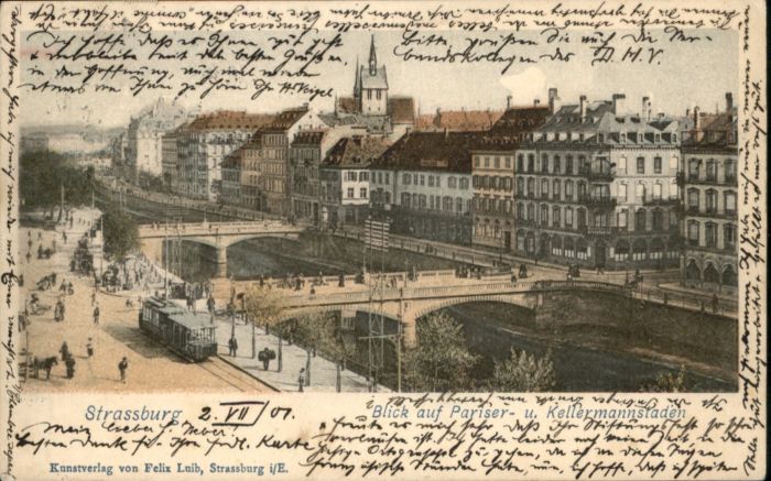 Strasbourg Alsace Strassburg  Pariserstaden Kellermannsta