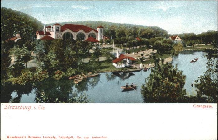 Strasbourg Alsace Strassburg  Orangerie