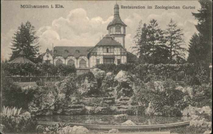 Muelhausen Elsass Mülhausen Restaurant Zoologischer Garte