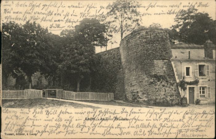 Laon Aisne Laon Tour Penchee