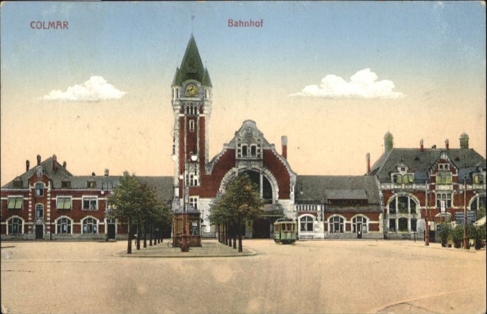 Colmar Haut Rhin Elsass Colmar Bahnhof