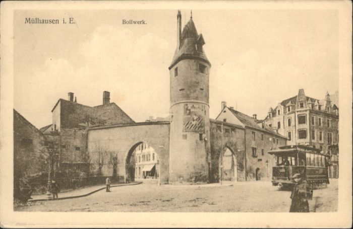 Muelhausen Elsass Mülhausen Bollwerk Strassenbahn