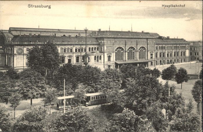 Strasbourg Alsace Strassburg  Bahnhof