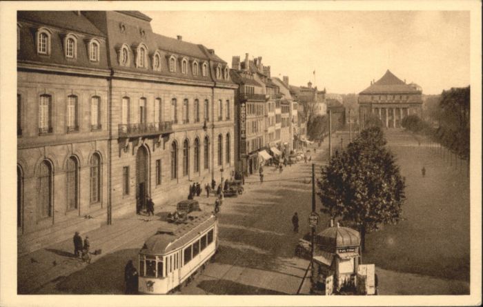 Strasbourg Alsace Strasbourg Place Broglie Strassenbahn