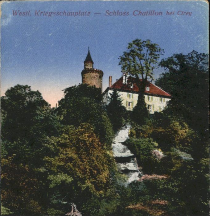Cirey-sur-Vezouze Schloss Chatillon Soldaten