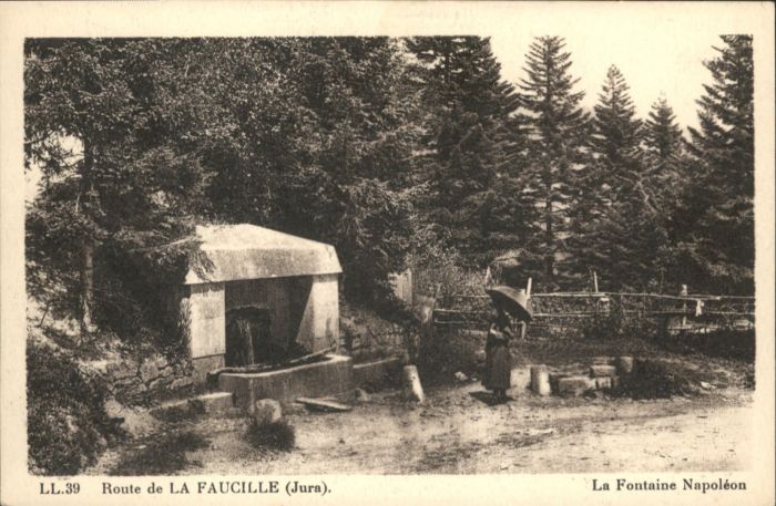 Gex Route de la Faucille Fontaine Napoleon
