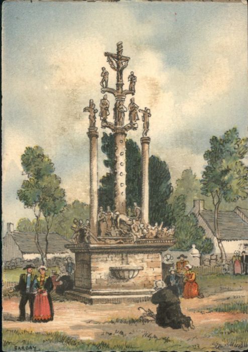 Saint-Thegonnec Calvaire Künstler Barday