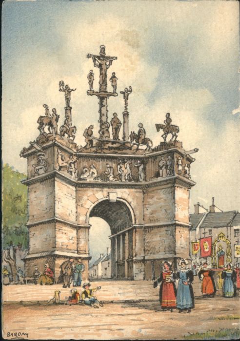 Pleyben Calvaire Künstler Barday