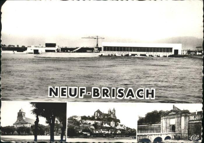Neuf-Brisach Rhin Ecluse Place Armes Porte Colmar