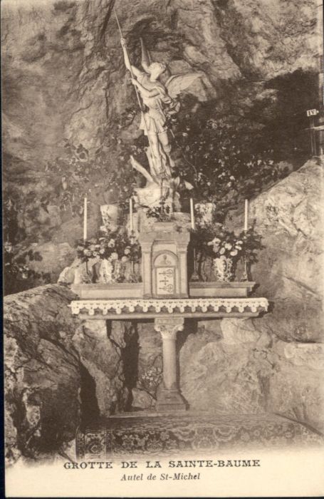 Saint-Maximin-la-Sainte-Baume Grotte Autel St. Michel Höhle