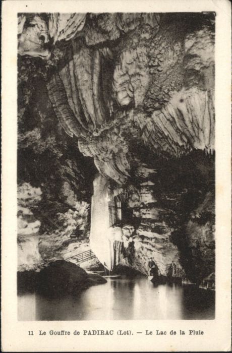 Padirac Gouffre Lac Pluie Höhle