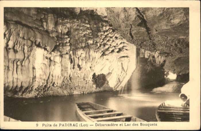 Padirac Puits Lac Bouquets Höhle