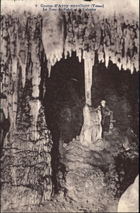 Arcy-sur-Cure Yonne Höhle Grotte Tour Babel Calvaire