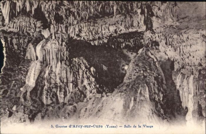 Arcy-sur-Cure Yonne Höhle Grotte Salle Vierge