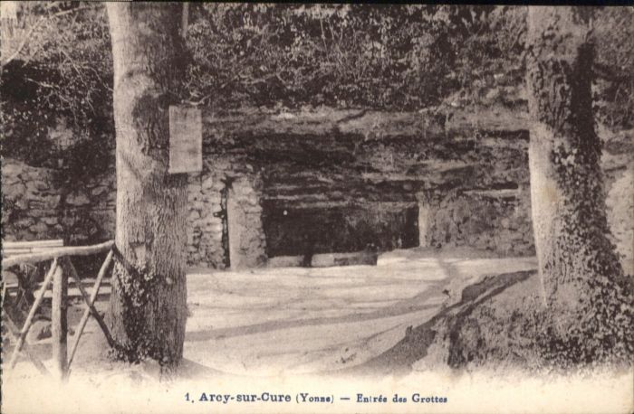 Arcy-sur-Cure Yonne Höhle Grotte