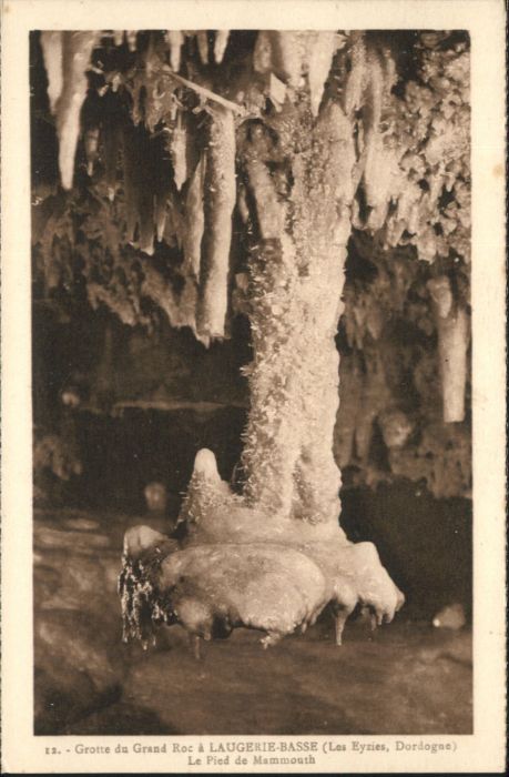 Les Eyzies-de-Tayac-Sireuil Les Eyzies Höhle Grotte Grand Roc Lauge