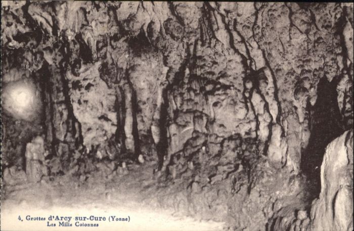 Arcy-sur-Cure Yonne Grotte Höhle Mille Colonnes