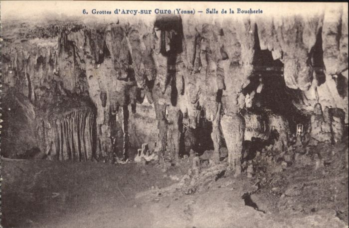 Arcy-sur-Cure Yonne Grotte Höhle Salle Boucherie