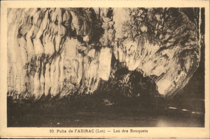 Padirac Höhle Grotte Puits Lac Bouquets