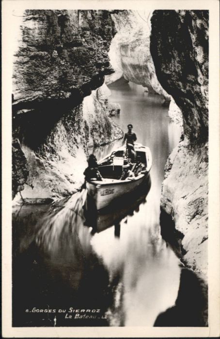 Gresy-sur-Aix Gorges du Sierroz Bateau