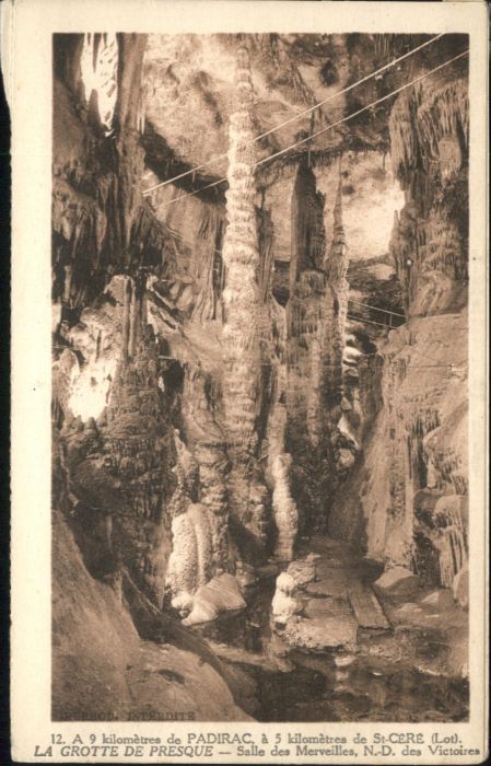 Padirac Höhle Grotte Salle Merveilles