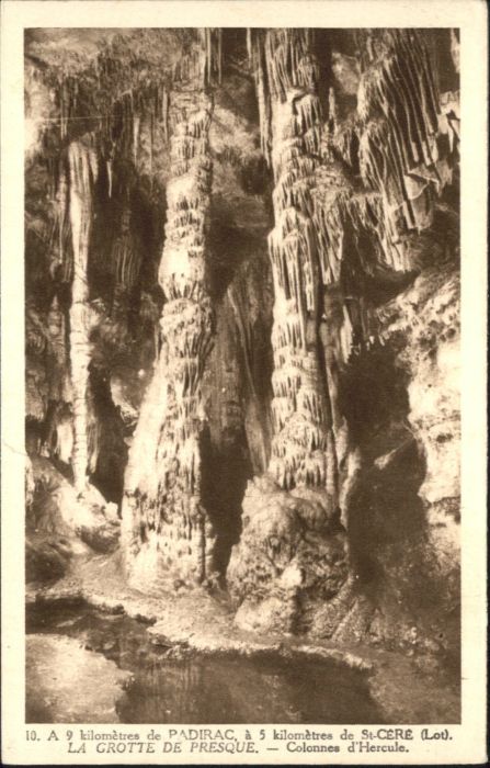 Padirac Höhle Grotte Colonnes Hercule