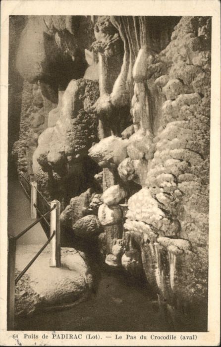 Padirac Höhle Grotte Pad Crocodile