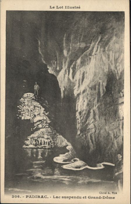 Padirac Höhle Grotte Lac Suspendu Grand Dome