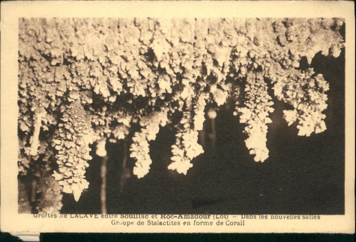 Rocamadour Lacave Höhle Grotte Stalactite