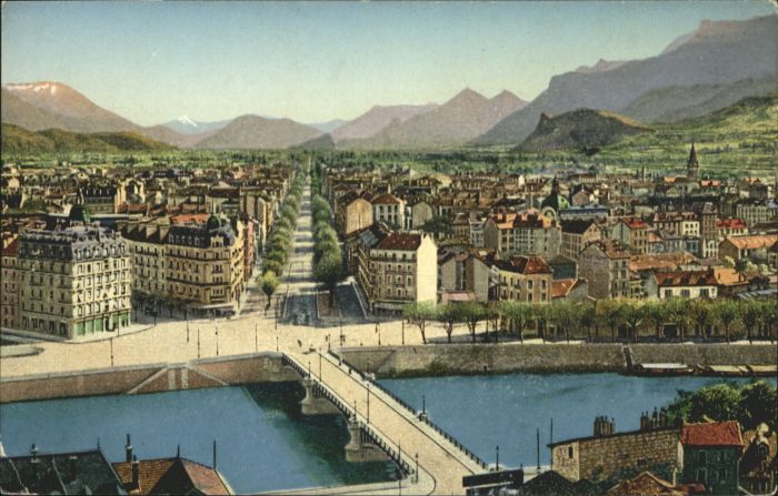 Grenoble Place Bastille Cours St. Andre