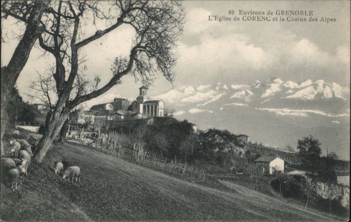 Grenoble Eglise Corenc Kirche