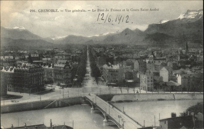 Grenoble Pont France Cours Saint-Andre