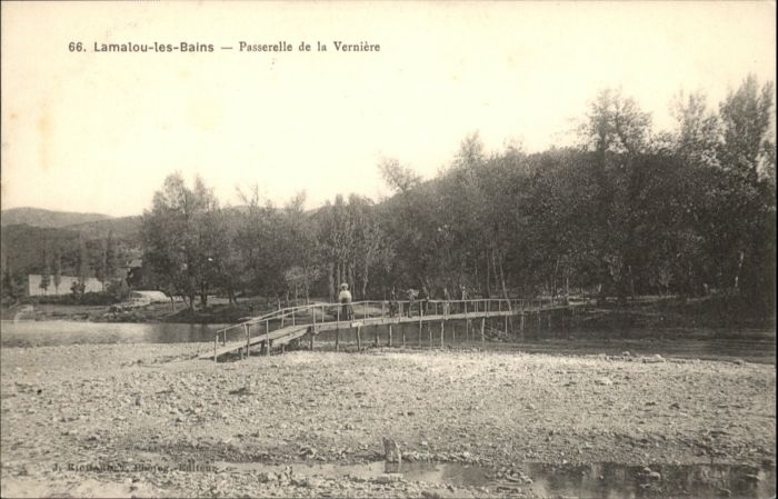 Lamalou-les-Bains Passerelle Verniere